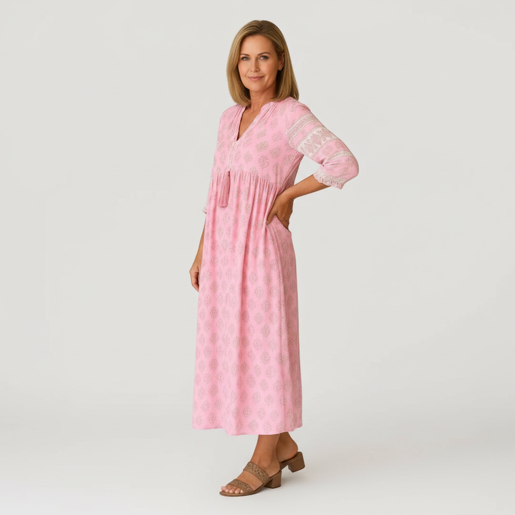 ESLARO lente Jurk Dames Relaxed Elegant