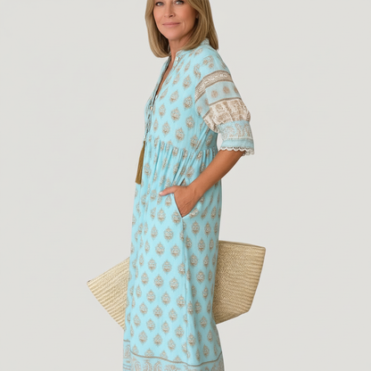 ESLARO lente Jurk Dames Relaxed Elegant